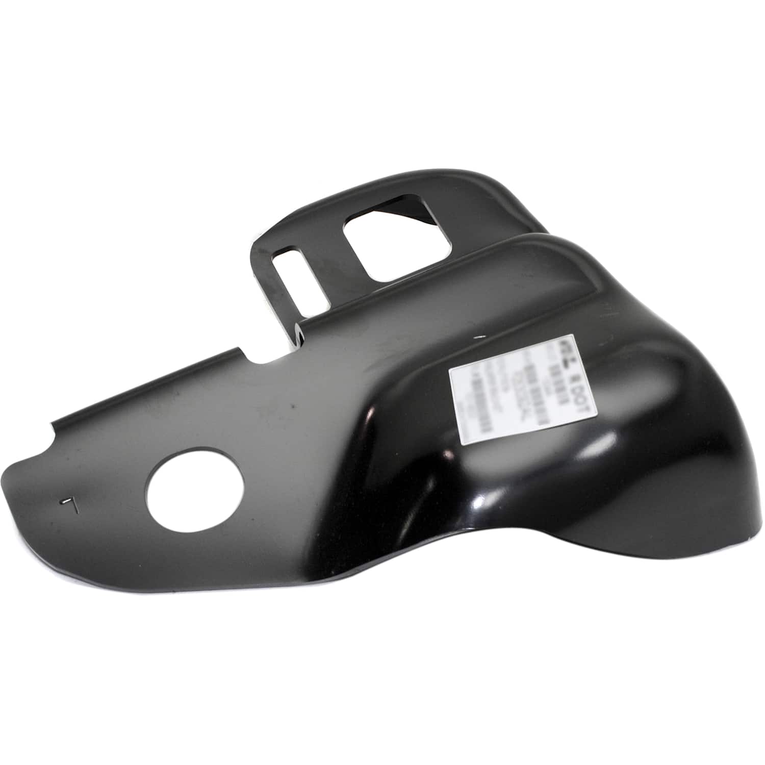AM F 150-09-14 REAR BUMPER BRACKET LH Steel Exc. Raptor Model Styleside SKU REPF762714 Partslink FO1166200 OEM 9L3Z17788A