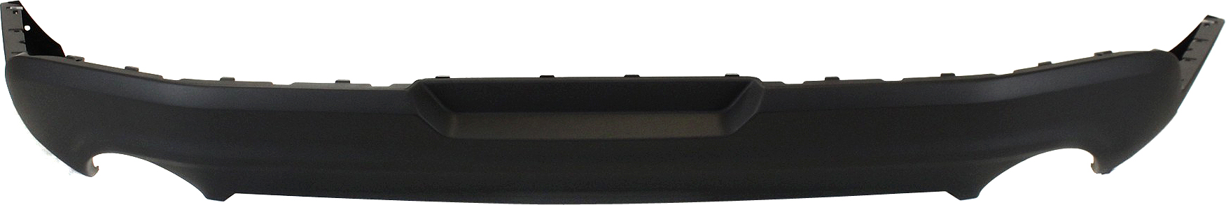 AM MUSTANG 10-12 REAR LOWER VALANCE Bumper Extension Textured GT Base Model 11-12 SKU REPF764304 Partslink FO1195115 OEM AR3Z17F828BA