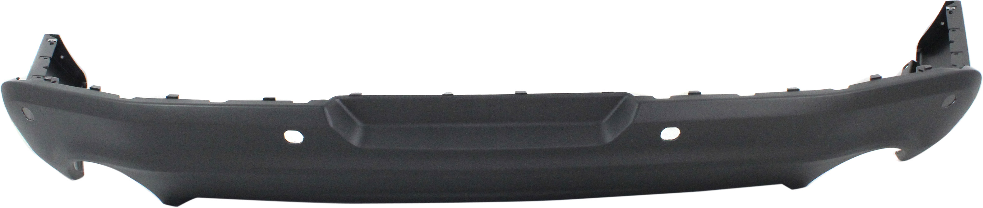 AM MUSTANG 12-12 REAR LOWER VALANCE Bumper Extension Textured w Rear Object Sensors Base Model SKU REPF764308 Partslink FO1195121 OEM CR3Z17F828CA