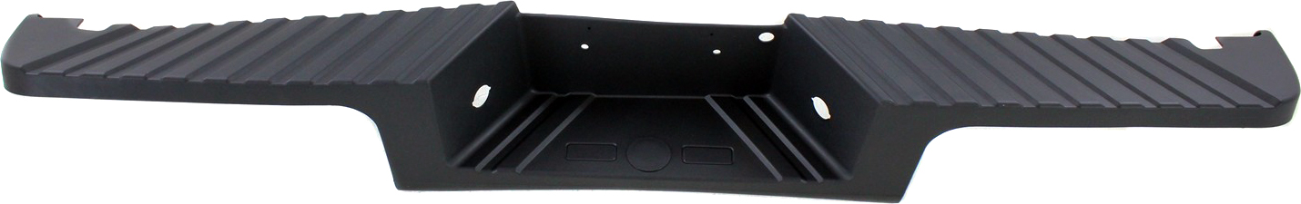 AM F SERIES SUPER DUTY 08-12 REAR BUMPER STEP PAD Black w o Rear Object Sensor Hole SKU REPF764908 Partslink FO1191131 OEM 8C3Z17B807AA