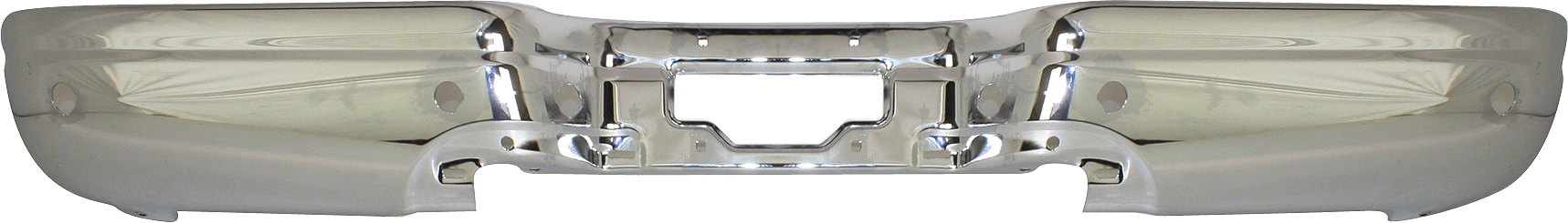 AM EXCURSION 00-05 STEP BUMPER FACE BAR ONLY w o Pad and Pad Provision w o Mounting Bracket Chrome w Rear Object Sensor Hole SKU REPF823702 Partslink FO1102328 OEM 3C7Z17906BA