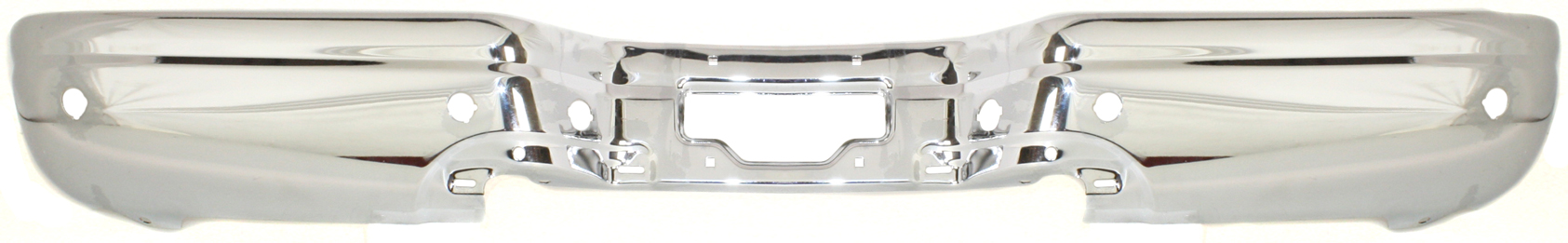 AM F SERIES SUPER DUTY 01-07 STEP BUMPER FACE BAR ONLY w o Pad w Pad Provision w o Mounting Bracket Chrome Fleetside Regular Cab SuperCab w Rear Object Sensor Holes SKU REPF823712 Partslink FO1102336 OEM 1C3Z17906DA