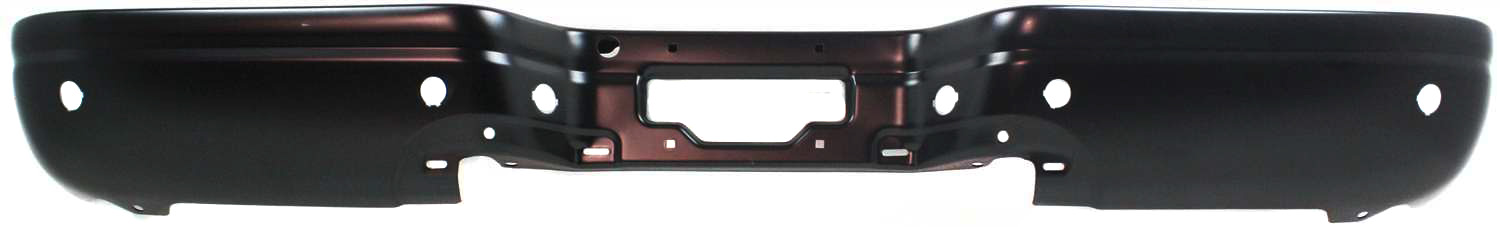 AM F SERIES SUPER DUTY 01-07 STEP BUMPER FACE BAR ONLY w o Pad w Pad Provision w o Mounting Bracket Powdercoated Black Fleetside Regular Cab SuperCab w Rear Object Sensor Holes SKU REPF823911 Partslink FO1102347 OEM 3C3Z17906BA