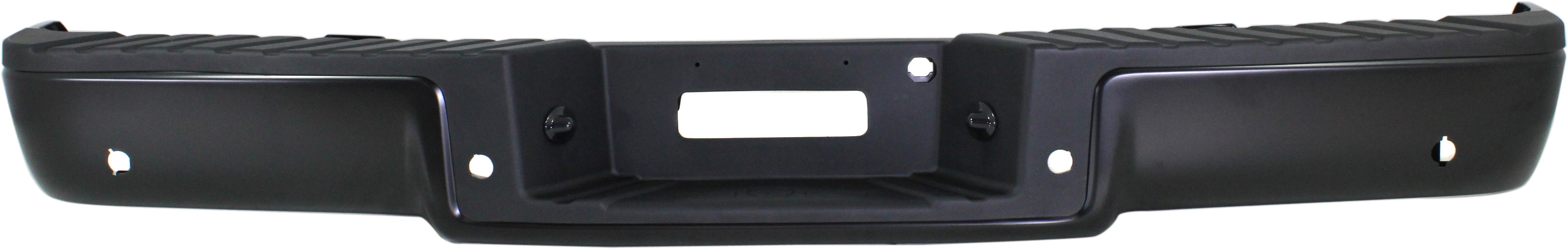 AM F 150 MARK LT 06-08 STEP BUMPER FACE BAR AND PAD w Pad Provision w o Mounting Bracket Powdercoated Black Pull Bar Style w Rear Object Sensor Holes F 150 From 8-9-05 Mark LT From 8-8-05 S SKU REPF823920 Partslink FO1103143 OEM 8L3Z17906EPTM PFM