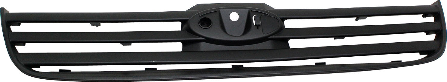 AM TRANSIT CONNECT 10-13 GRILLE Plastic Textured Black Shell and Insert SKU REPFD070123 Partslink FO1200538 OEM 9T1Z8200AD