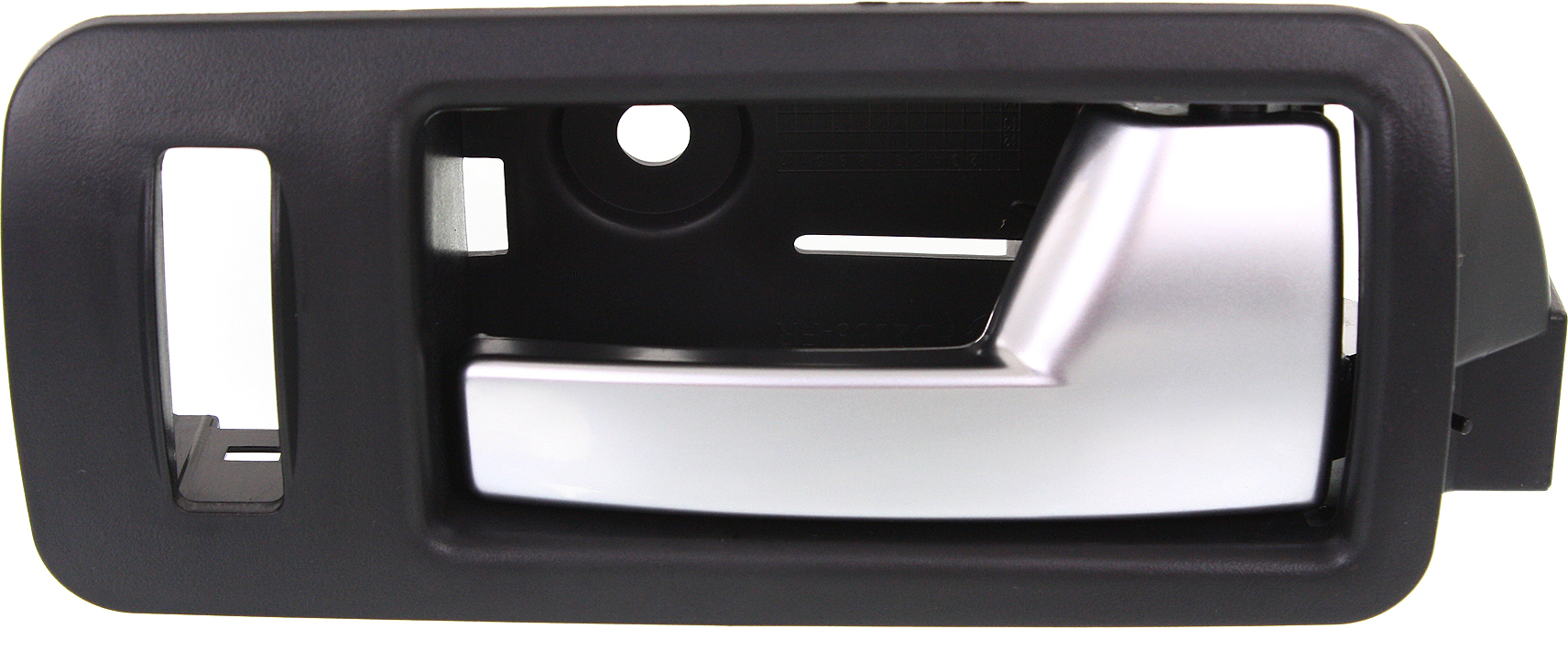 AM MUSTANG 05-14 FRONT INTERIOR DOOR HANDLE RH Silver Lever + Black Housing Plastic SKU REPFD462129 OEM AR3Z6322600CC 5R3Z6322600AAC