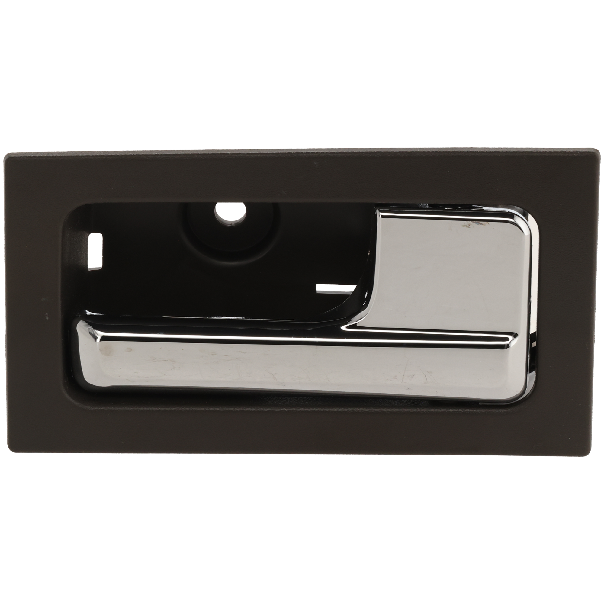 AM F 150-09-14 FRONT INTERIOR DOOR HANDLE RH Chrome Lever+Gray Hsg. w Power Lock =REAR Crew Cab P U SKU REPFD462147 Partslink FO1353152 OEM 9L3Z1522600CB