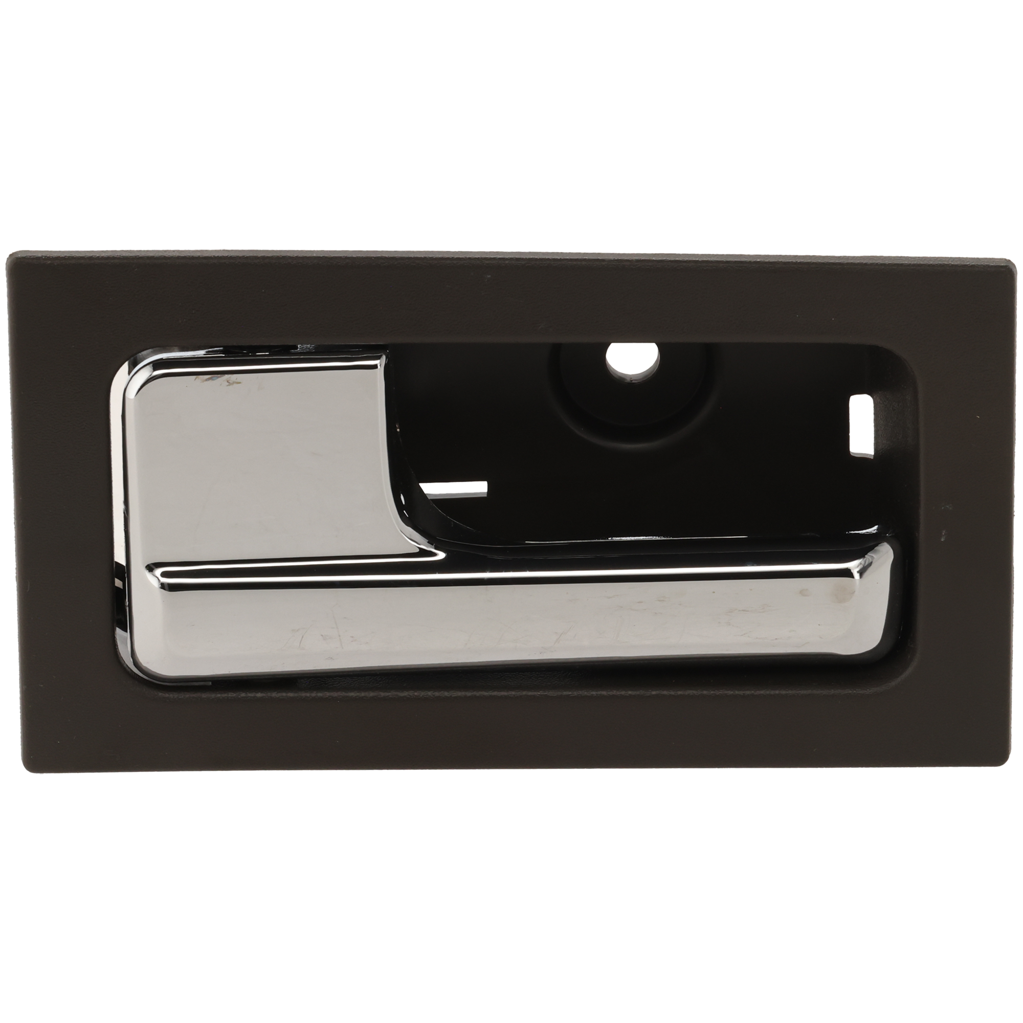 AM F 150-09-14 FRONT INTERIOR DOOR HANDLE LH Chrome Lever+Gray Hsg. w Power Lock =REAR Crew Cab P U SKU REPFD462148 Partslink FO1352152 OEM 9L3Z1522601CB