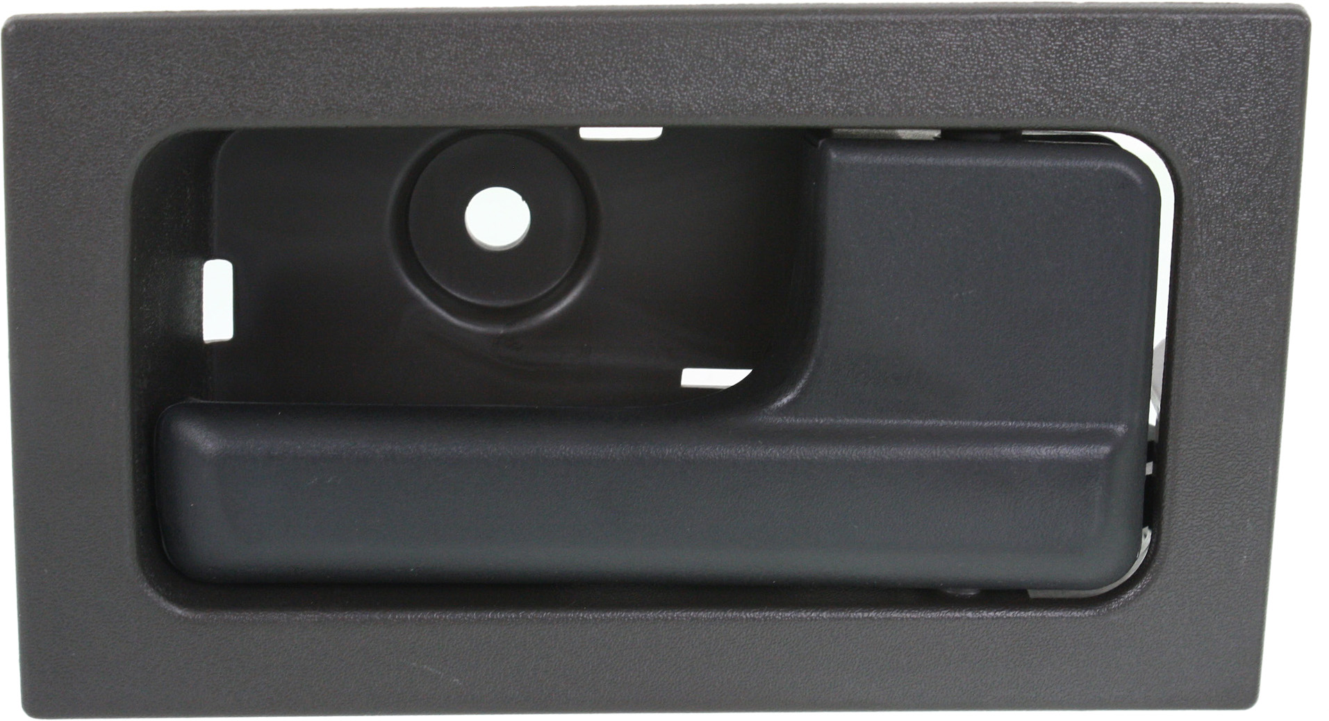 AM F 150-09-14 TRANSIT VAN 15-23 FRONT INTERIOR DOOR HANDLE RH Black Lever Gray Hsg. w Manual Lock Exc. Raptor Model =REAR Crew Cab SKU REPFD462149 Partslink FO1353151 OEM 9L3Z1522600AB 9L3Z1522600AC