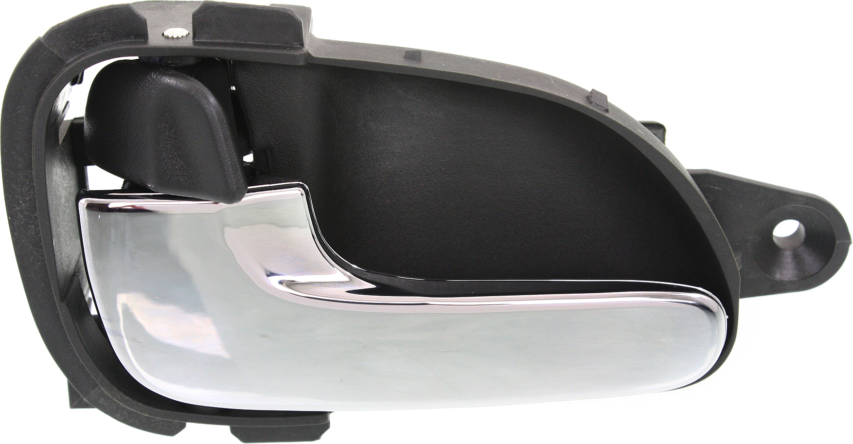 AM VILLAGER QUEST 99-02 FRONT INTERIOR DOOR HANDLE LH Gray w Woodgrain Trim Plastic SKU REPFD462178 OEM YF5Z1222601BAB