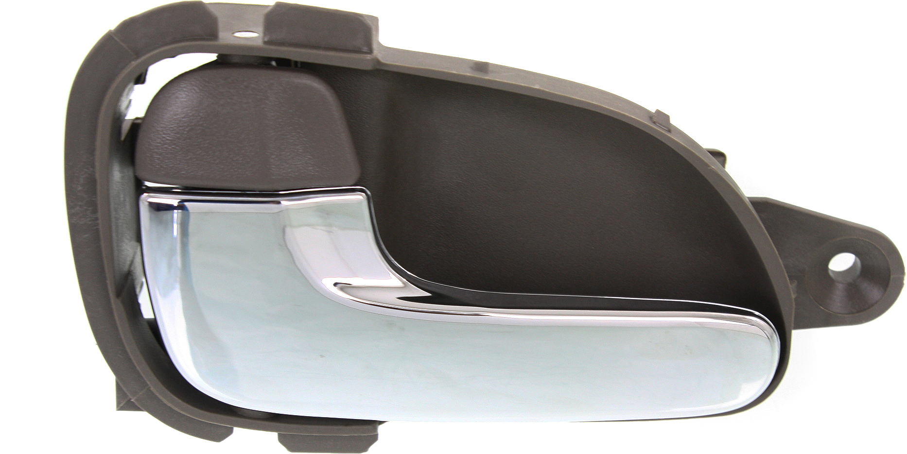 AM VILLAGER QUEST 99-02 FRONT INTERIOR DOOR HANDLE LH Brown w Woodgrain Trim Plastic SKU REPFD462180 OEM YF5Z1222601BAA