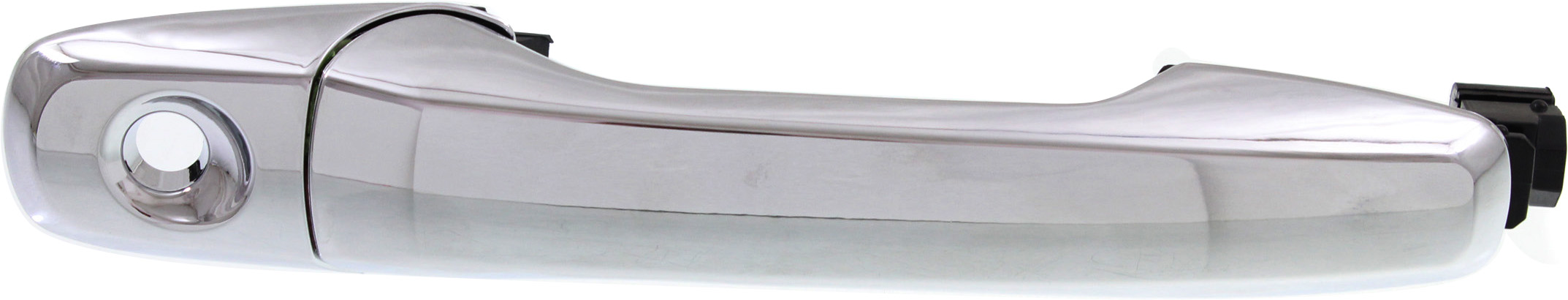 AM EDGE 11-14 EXPLORER 11-19 FRONT EXTERIOR DOOR HANDLE LH All Chr w Keyhole w o Push Button Strt Plas SKU REPFD462310 OEM BB5Z7822404BA BA1Z78218A14A