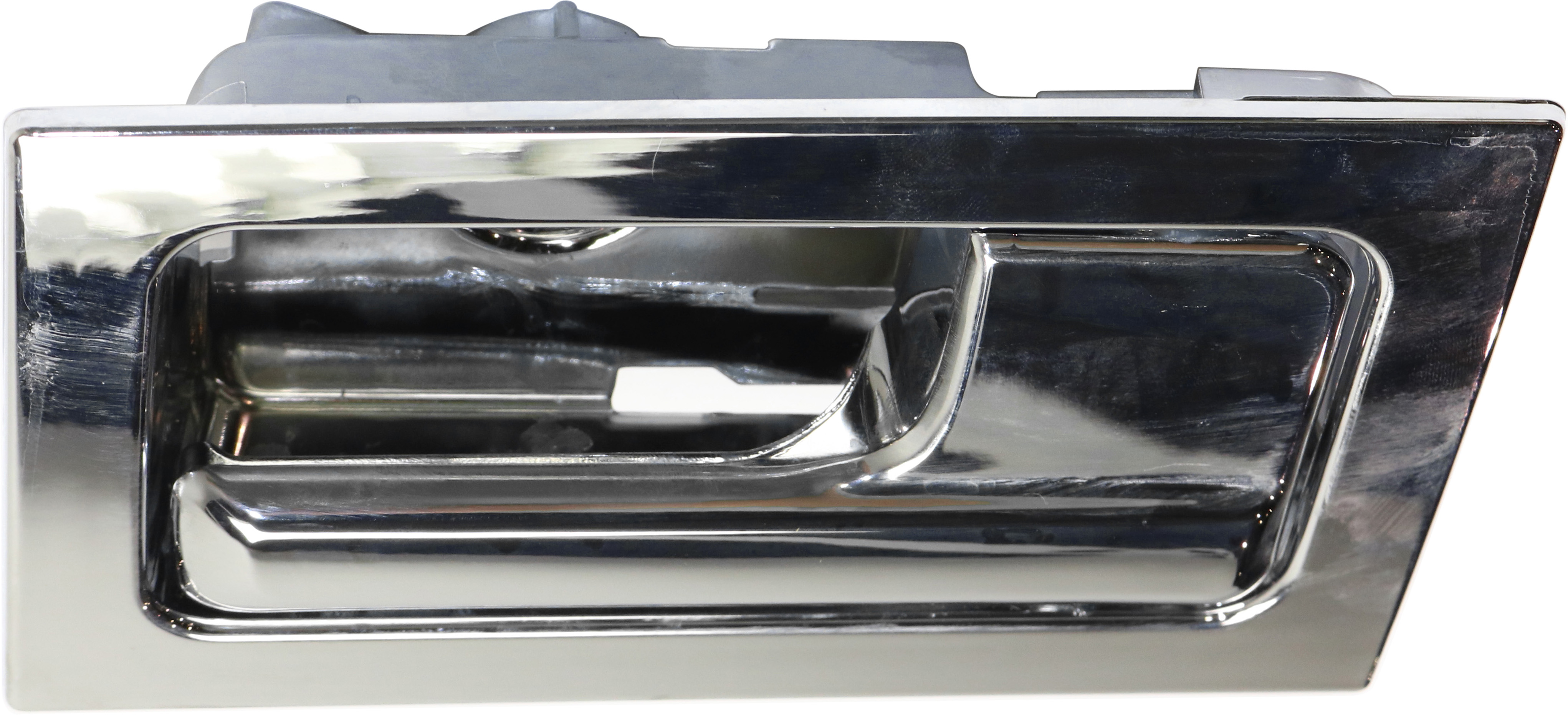 AM F 150-09-14 FRONT INTERIOR DOOR HANDLE RH All Chrome w Power Lock =REAR Crew Cab SKU REPFD462337 OEM CL3Z1522600EA PFM