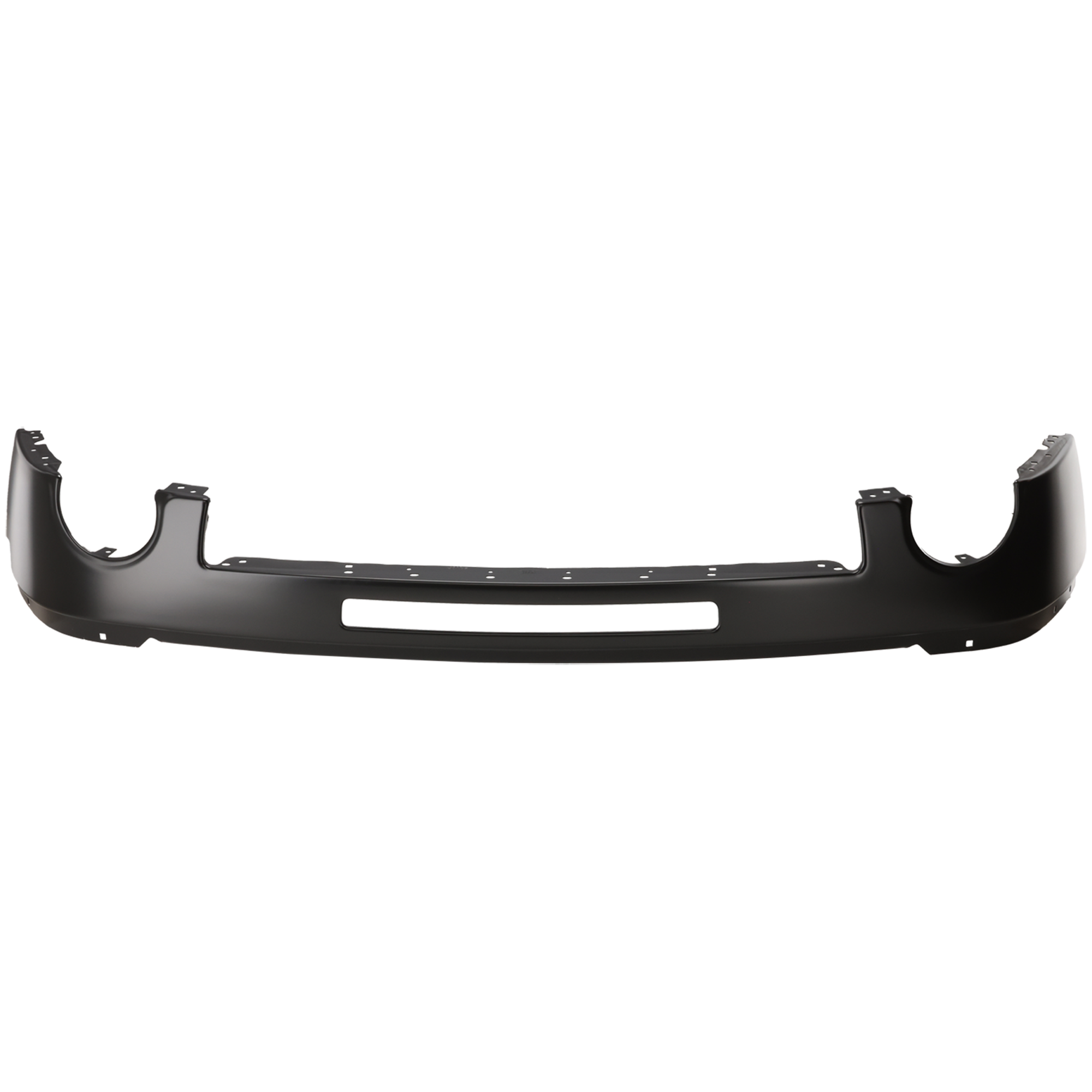 AM SIERRA 1500-07-13 FRONT BUMPER Powdercoated Black w Air Hole Denali Hybrid 11-13 Models Excludes 2007 Classic SKU REPG010103P Partslink GM1002832 OEM 15901510