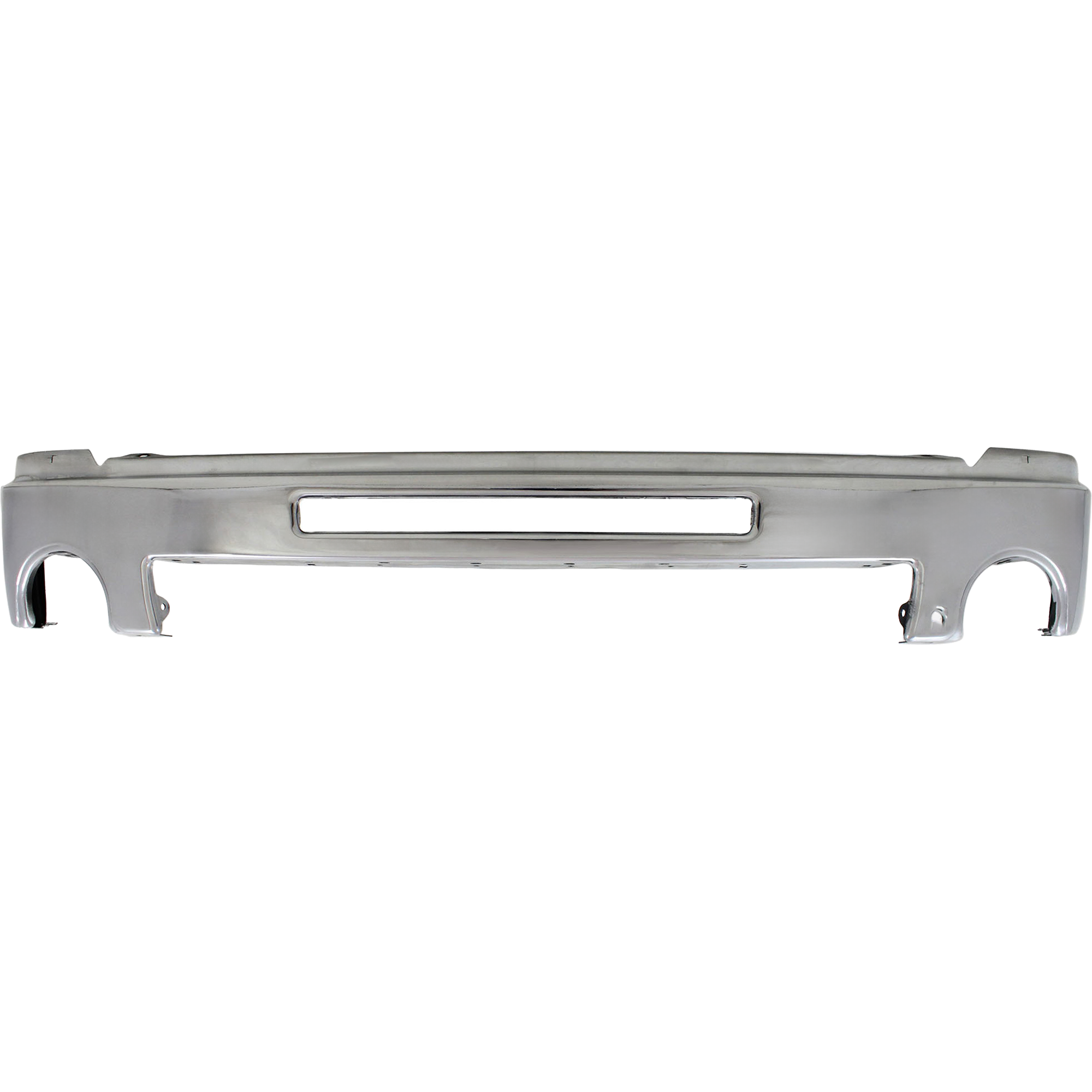 AM SIERRA 1500-07-13-2500 HD 3500 HD 07-10 FRONT BUMPER Chrome w Air Hole SL SLE SLT WT w Towing Pkg Hybrid Models Excludes 2007 Classic SKU REPG010104 Partslink GM1002834 OEM 15902856
