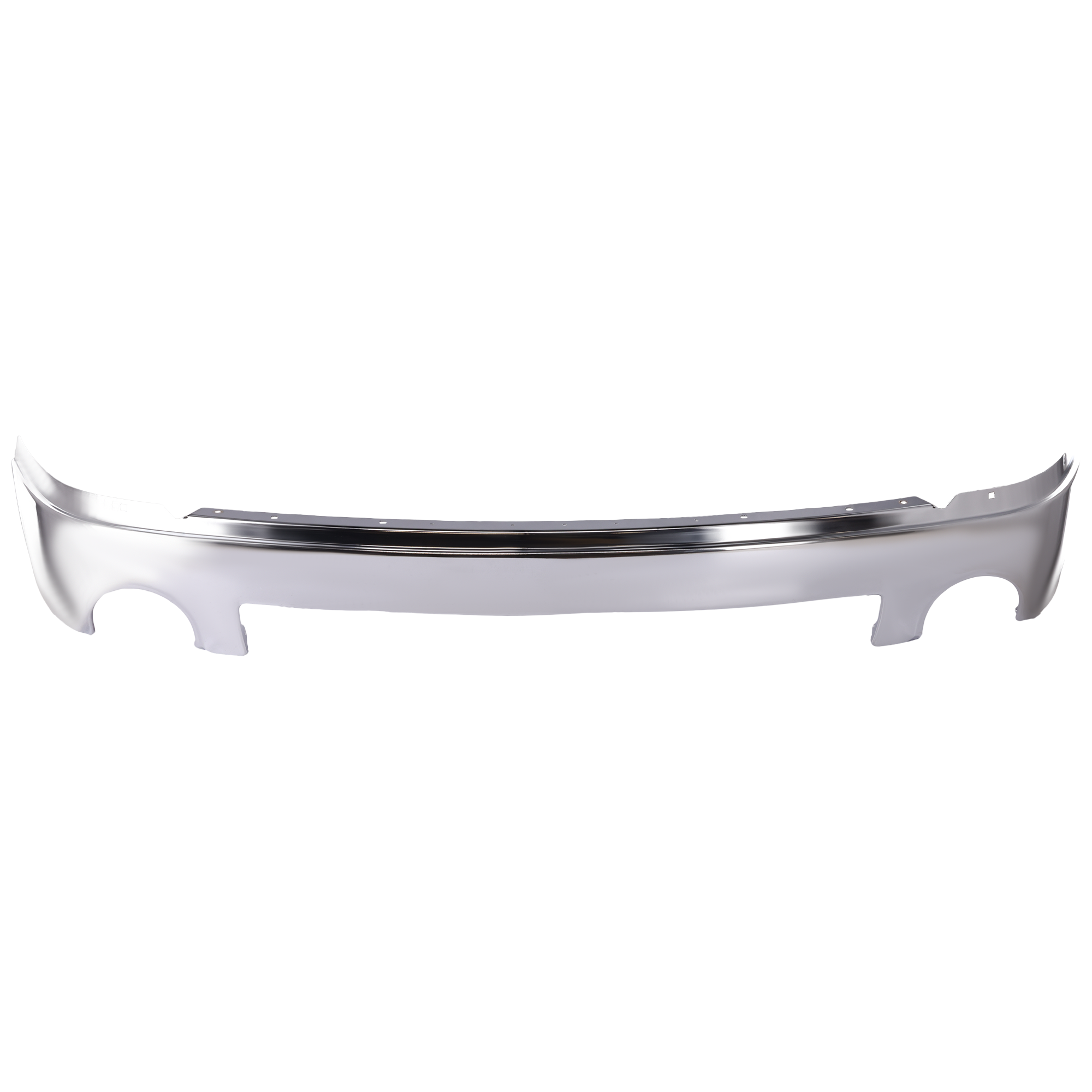 AM SIERRA 1500-07-13 FRONT BUMPER Chrome w o Air Hole SL SLE SLT WT w o Towing Pkg Excludes 2007 Classic CAPA SKU REPG010901Q Partslink GM1002833C OEM 15901505
