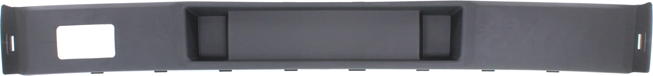 AM YUKON YUKON XL 15-20 FRONT BUMPER MOLDING Txtd Blk w Tow Hook Holes SKU REPG015906 Partslink GM1044121 OEM 23243960