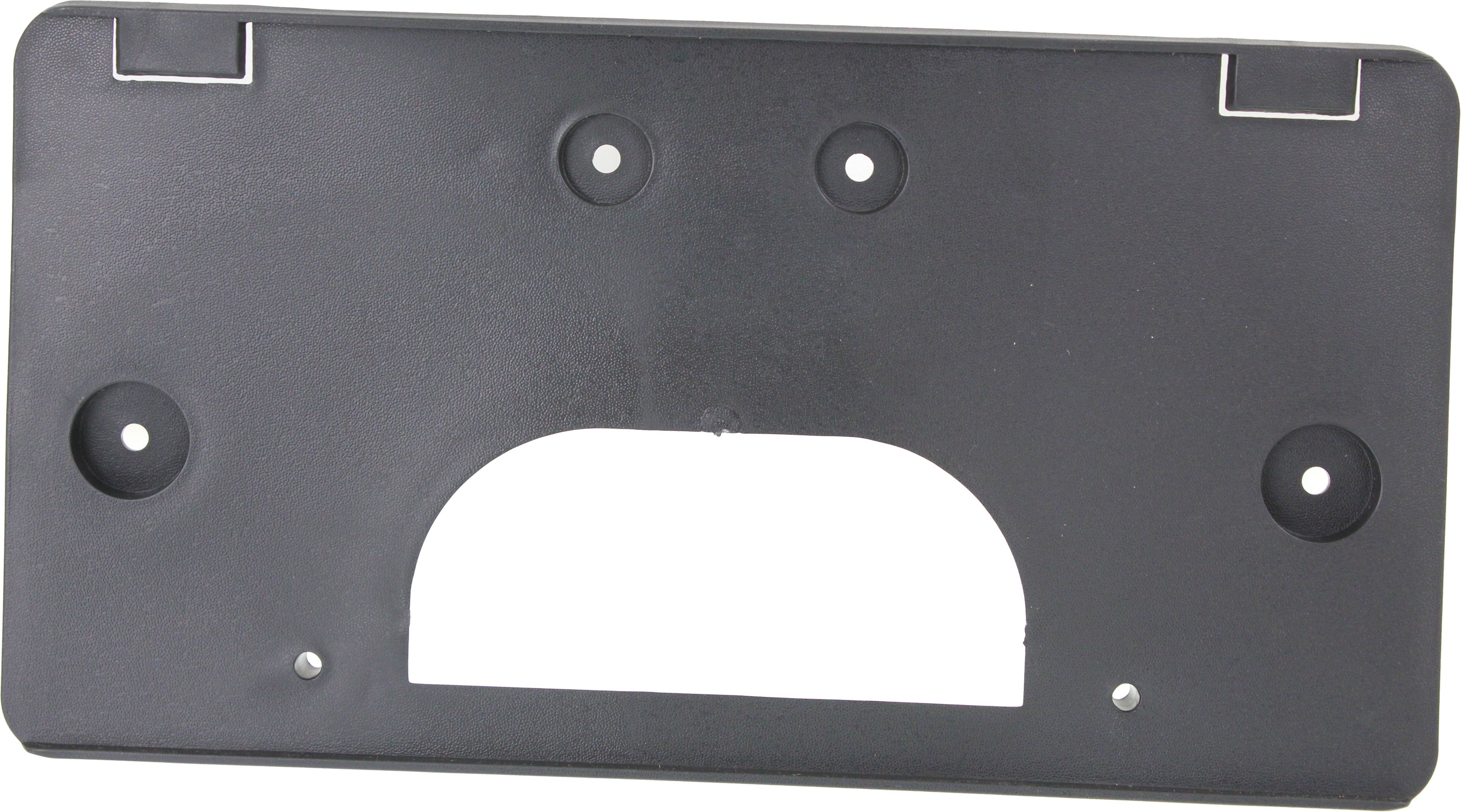 AM SIERRA 03-07 FRONT LICENSE PLATE BRACKET Textured Black Fits 2007 Classic SKU REPG017302 Partslink GM1068135 OEM 15199886