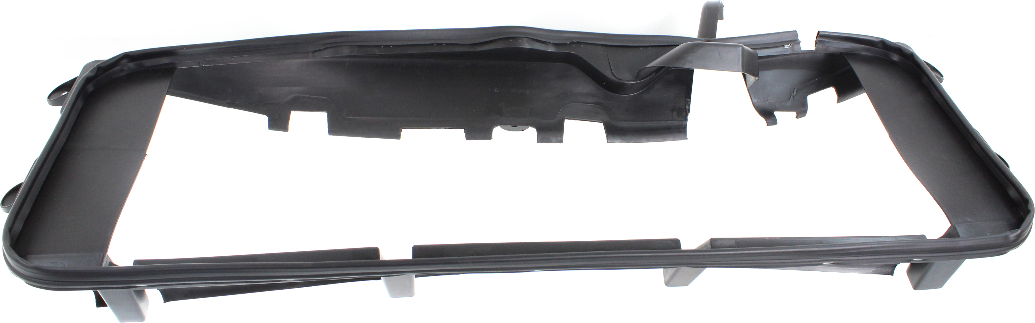 AM SIERRA 1500-14-15 GRILLE FRAME Textured Black w o Towing Pkg CAPA SKU REPG071703Q Partslink GM1223110C OEM 23322442