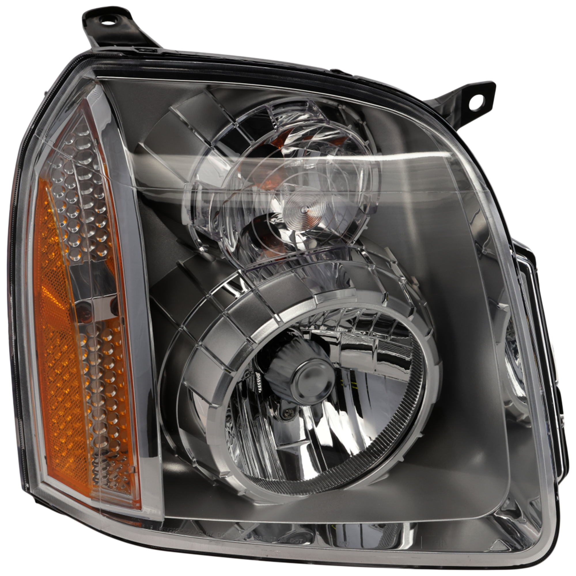 AM YUKON YUKON XL 1500-07-14 HEAD LAMP RH Assembly Halogen Denali Model SKU REPG100103 Partslink GM2503318 OEM 20969897