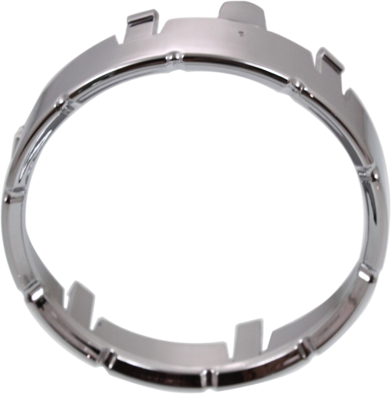 AM ACADIA 07-12 FRONT FOG LAMP MOLDING RH=LH Chrome SKU REPG107901 Partslink GM2598102 OEM 10364892