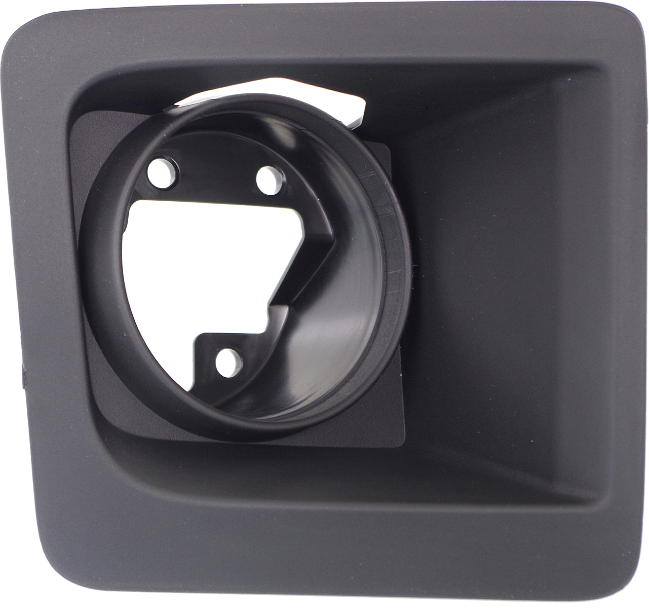 AM SIERRA 1500-14-15 FRONT FOG LAMP MOLDING RH Textured Black Chrome Type Bumper SKU REPG108003 Partslink GM1039169 OEM 22902335