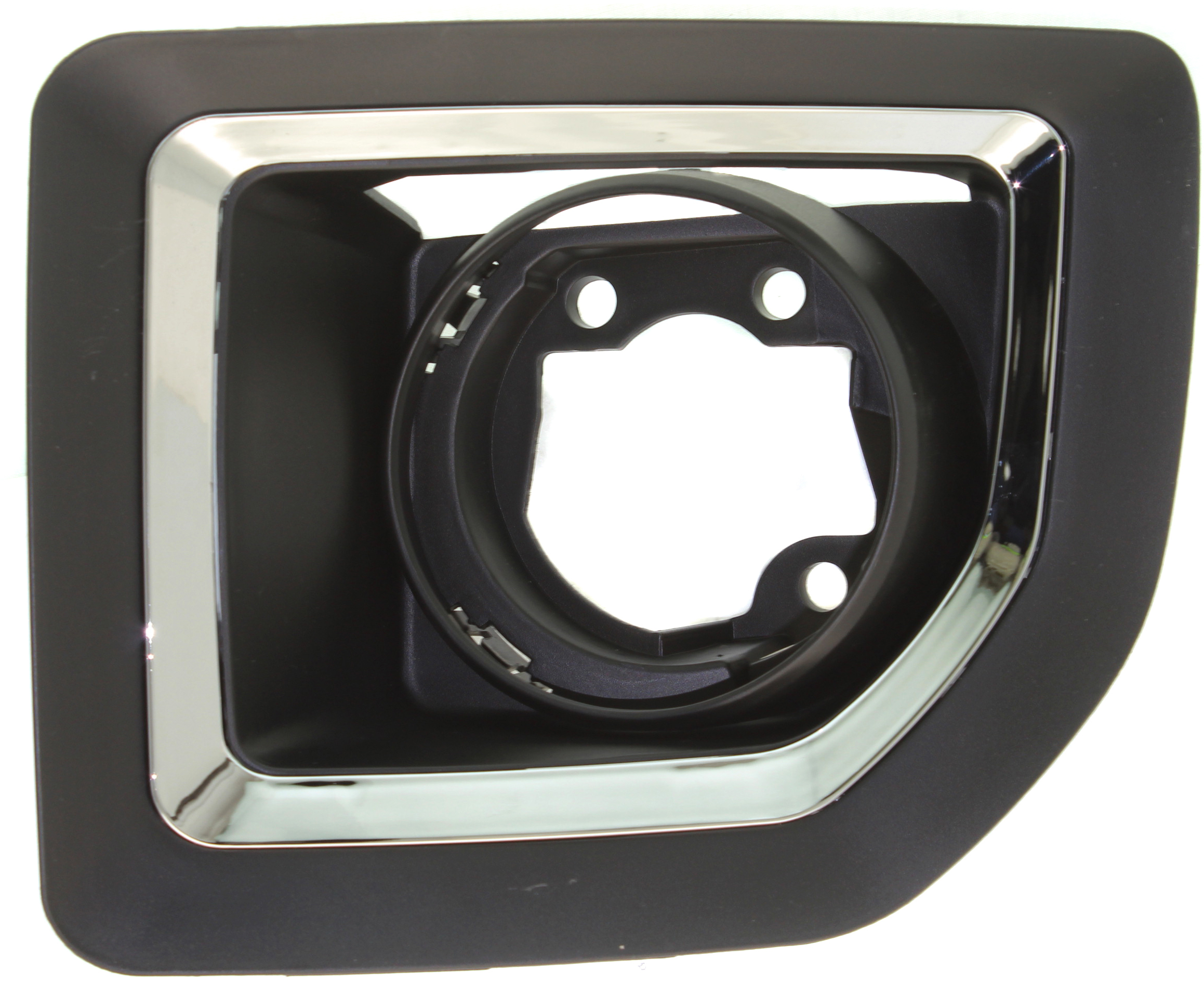AM SIERRA 2500 HD 3500 HD 15-19 FRONT FOG LAMP MOLDING LH Textured Black SKU REPG108206 Partslink GM1038203 OEM 23178897