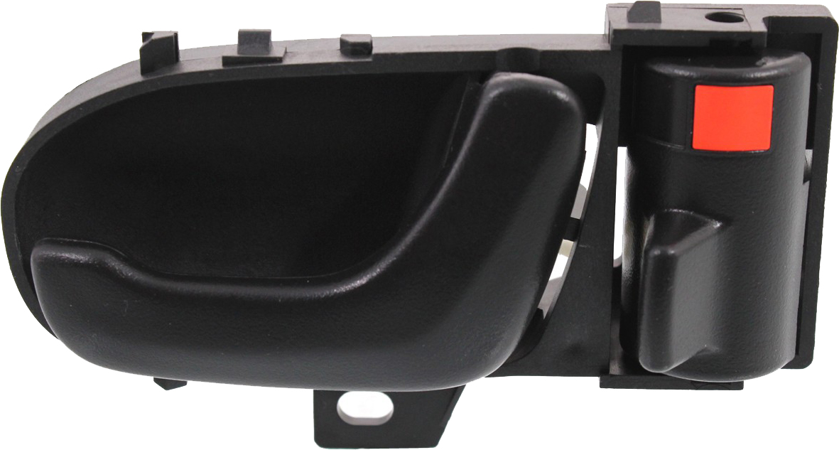 AM METRO 92-94 FRONT INTERIOR DOOR HANDLE RH Textured Black w o Rod SKU REPG462107 Partslink GM1353144 OEM 96066043