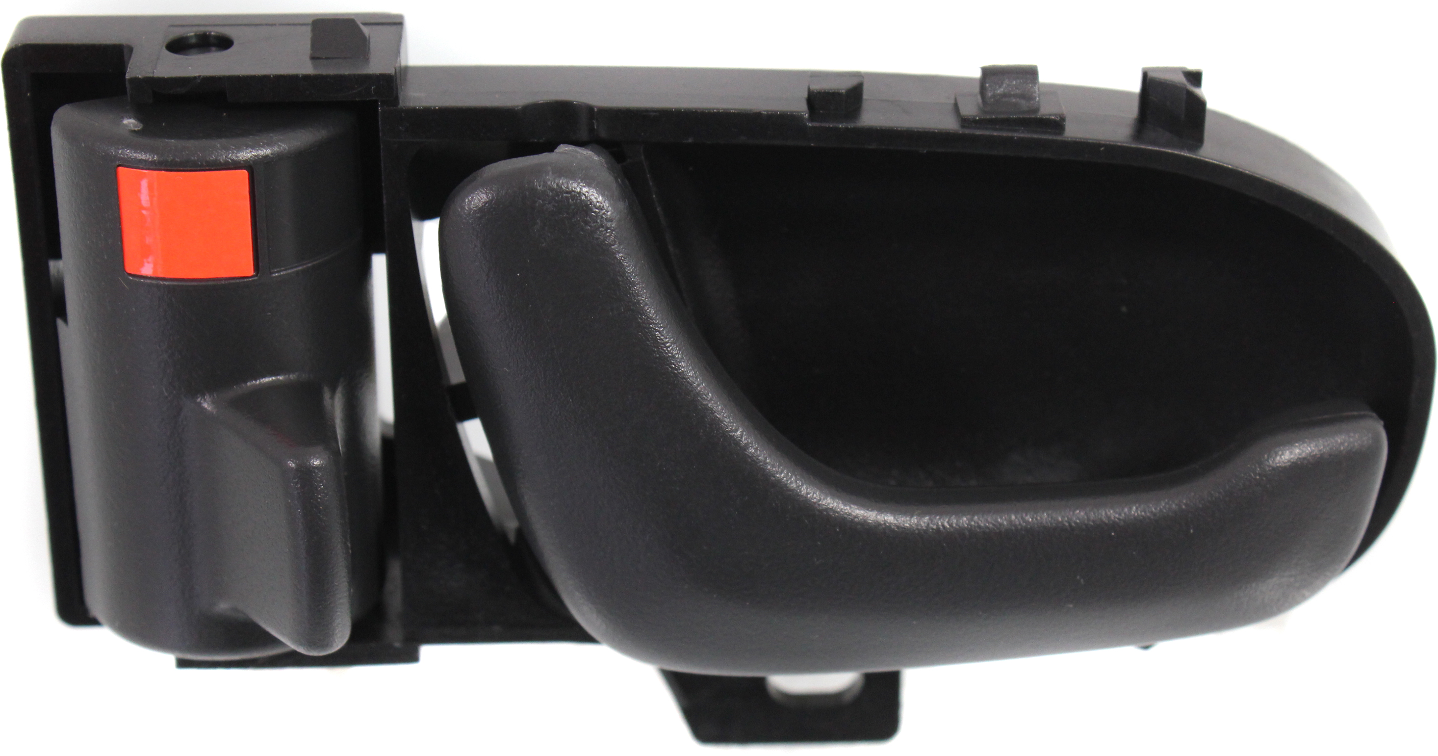 AM METRO 92-94 FRONT INTERIOR DOOR HANDLE LH Textured Black w o Rod SKU REPG462108 Partslink GM1352144 OEM 96066046