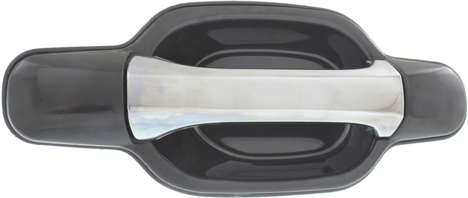 AM CANYON COLORADO 04-12 FRONT EXTERIOR DOOR HANDLE RH Chrome Smooth Black Hsg. w o Keyhole Plastic SKU REPG462127K OEM 20829879 PFM