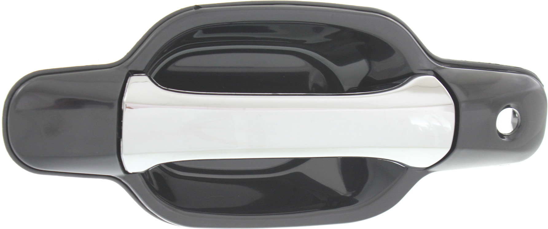 AM CANYON COLORADO 04-12 FRONT EXTERIOR DOOR HANDLE LH Chrome Smooth Blk Hsg. w Keyhole Plastic SKU REPG462128 OEM 8972985430