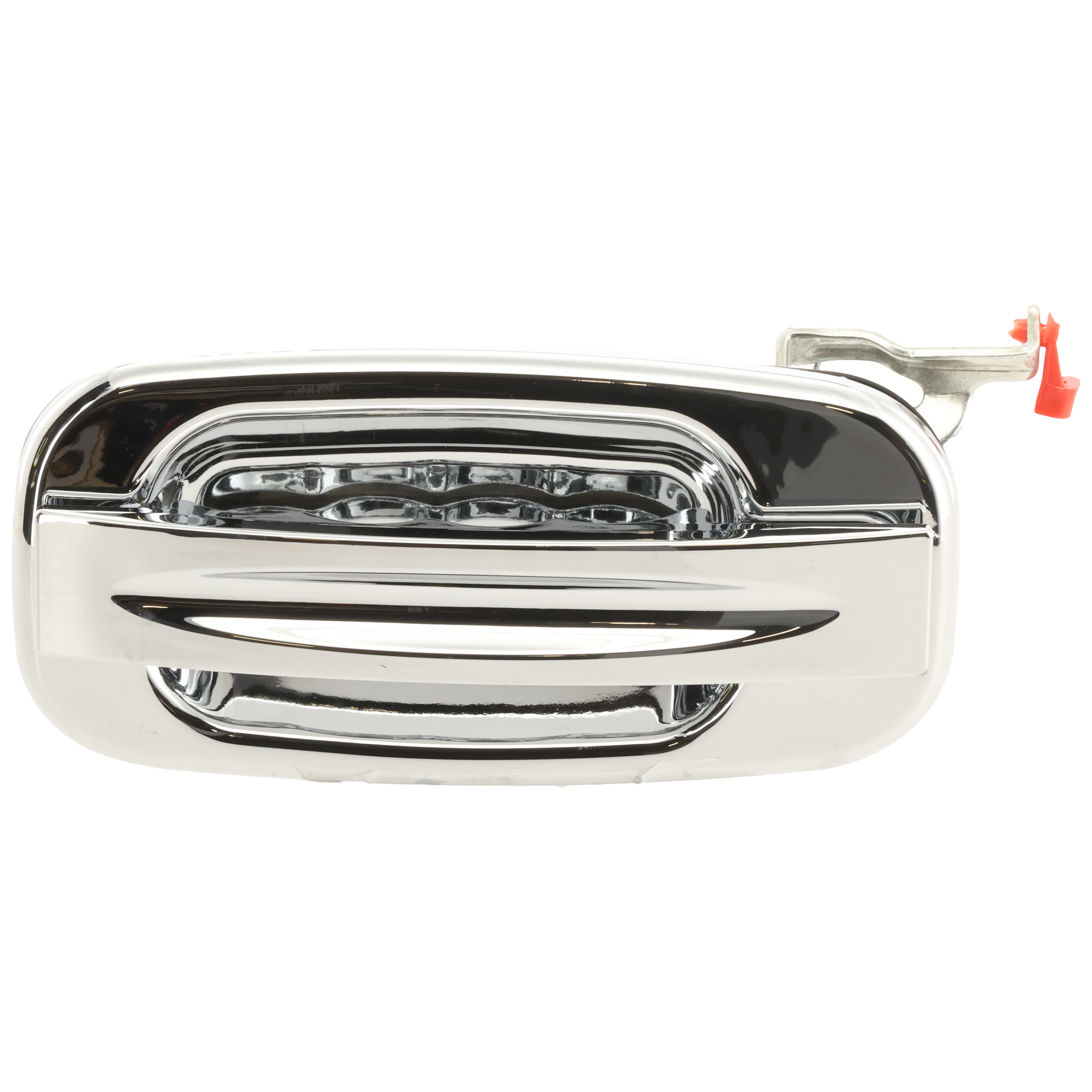 AM SILVERADO SIERRA 99-06 REAR EXTERIOR DOOR HANDLE LH Chrome w Slash Desgn Lvr Crew Cab Includes 2007 Classic SKU REPG491308 OEM Performance