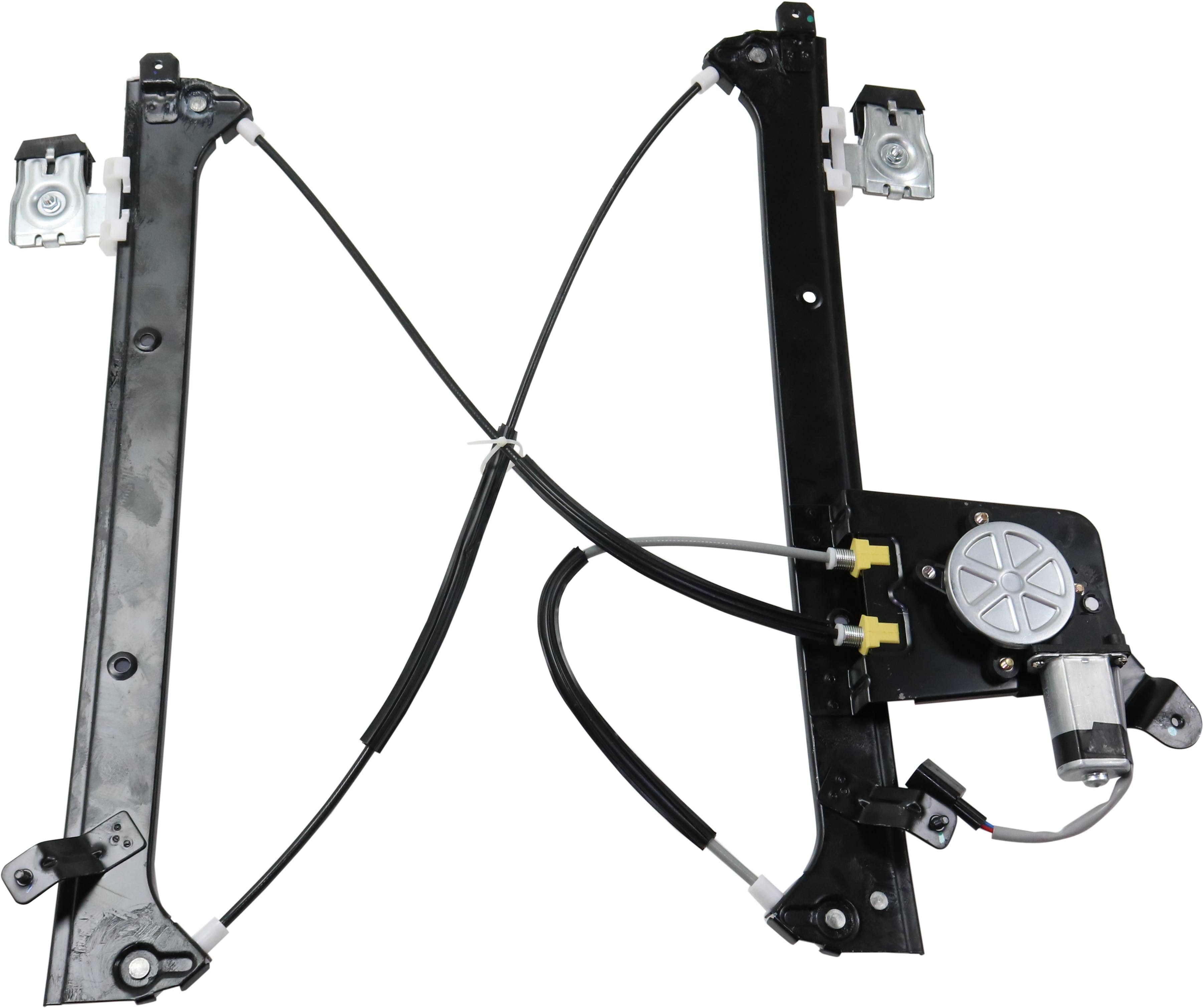 AM SILVERADO CREW CAB 01-06 REAR WINDOW REGULATOR LH Power w Motor Includes 2007 Classic SKU REPG491702 Partslink GM1550114 OEM 19301981