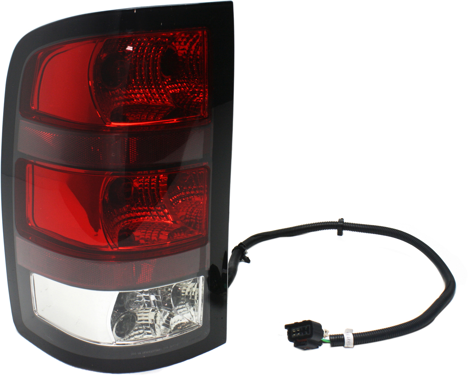 AM SIERRA 1500-07-10 TAIL LAMP LH Assembly Denali Model New Body Style SKU REPG730106 Partslink GM2800217 OEM 25958486