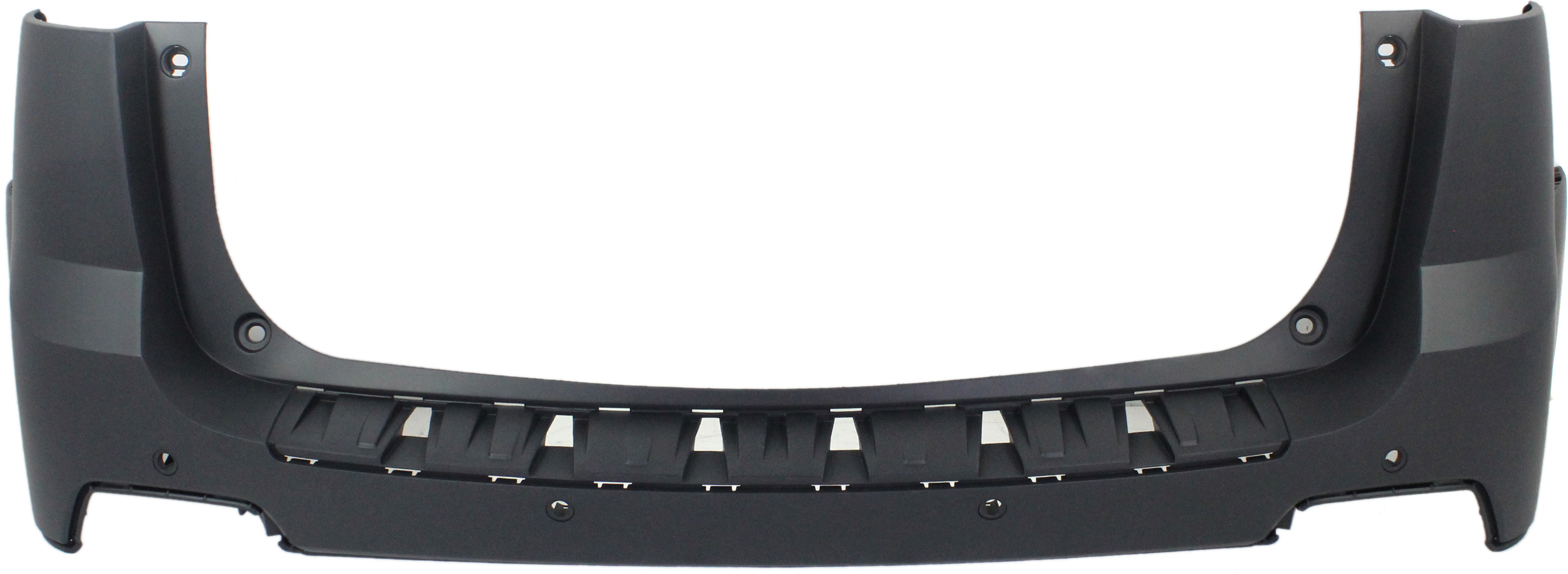 AM TERRAIN 10-15 REAR BUMPER COVER Upper Primed w PAS Holes SKU REPG760104P Partslink GM1100863 OEM 23196406