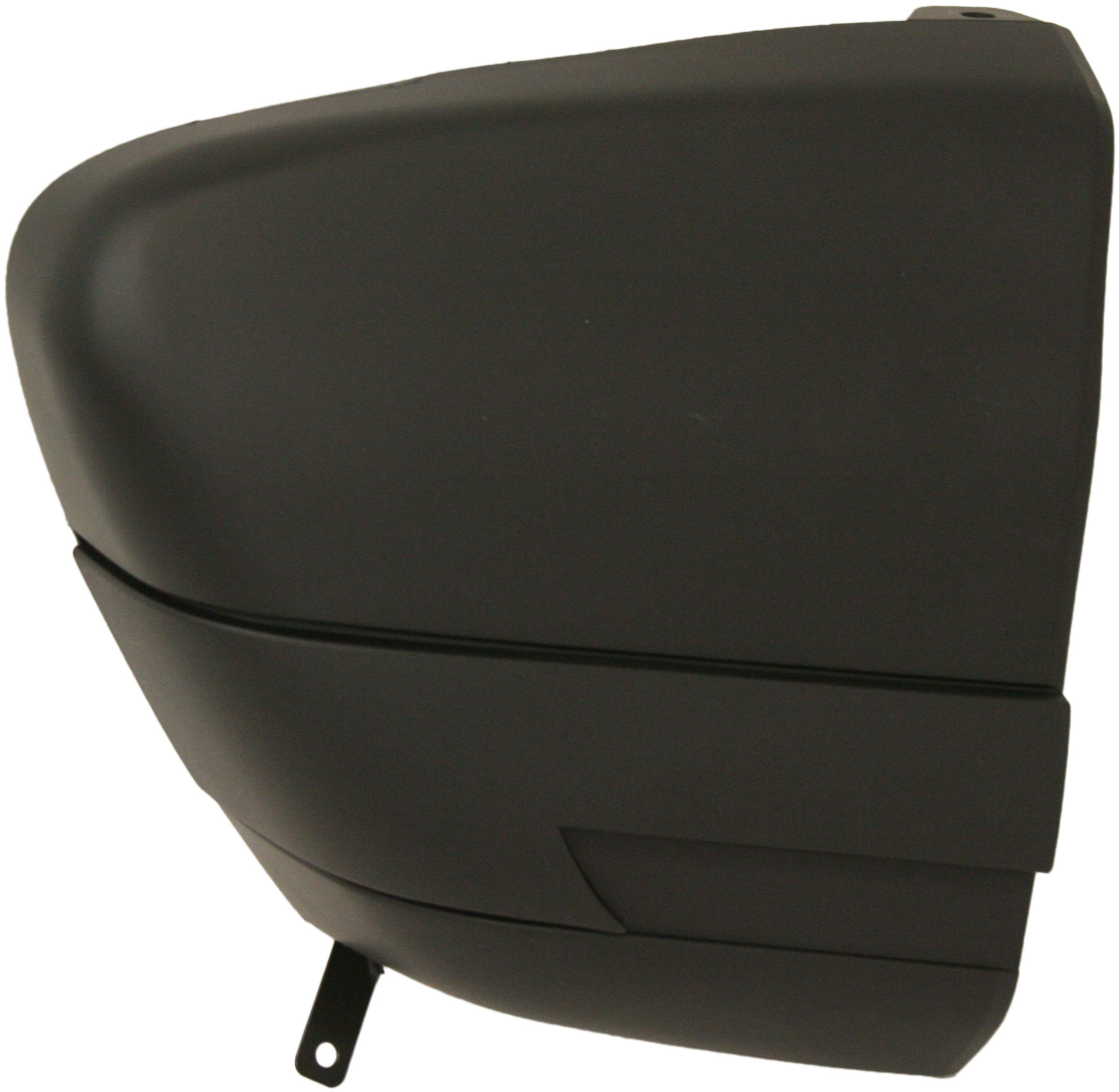 AM SONOMA 94-97 REAR BUMPER END LH Extension Bar Primed w Side Moldings Fleetside SKU REPG761102 Partslink GM1104150 OEM 12383115