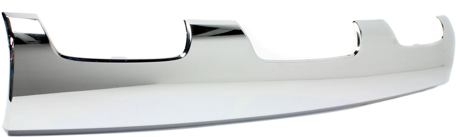 AM TERRAIN 10-15 REAR BUMPER MOLDING Lower Cover w Chrome Pkg Exc. Denali Model SKU REPG763502 Partslink GM1144110 OEM 25798906