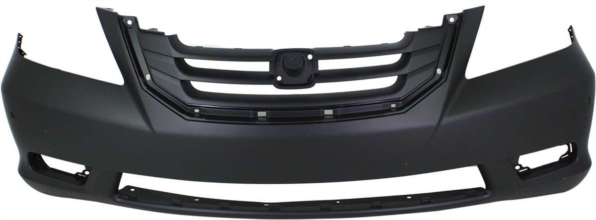 AM ODYSSEY 08-10 FRONT BUMPER COVER Primed Touring Model CAPA SKU REPH010307Q Partslink HO1000258C OEM 04711SHJA81ZZ