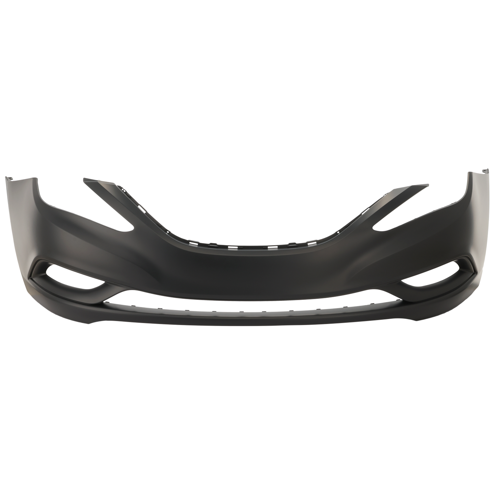 AM SONATA 11-13 FRONT BUMPER COVER Primed Exc. Hybrid Model SKU REPH010315P Partslink HY1000183 OEM 865113Q000