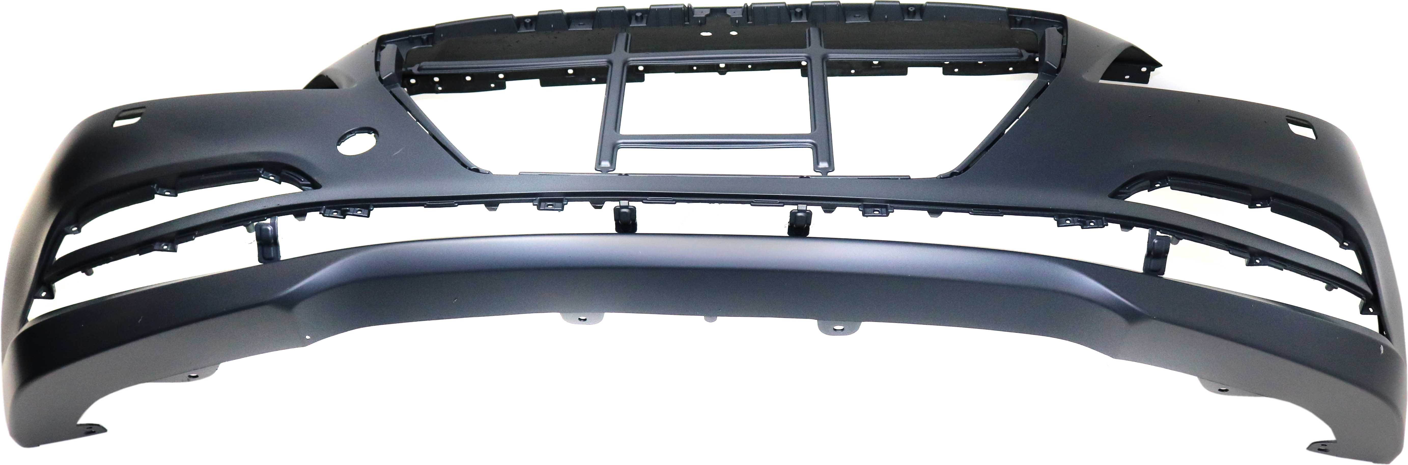 AM GENESIS 15-16 G80-17-17 FRONT BUMPER COVER Primed w HLW Holes w o Front Object Sensor Holes CAPA SKU REPH010342PQ Partslink HY1000207C OEM 86511B1100