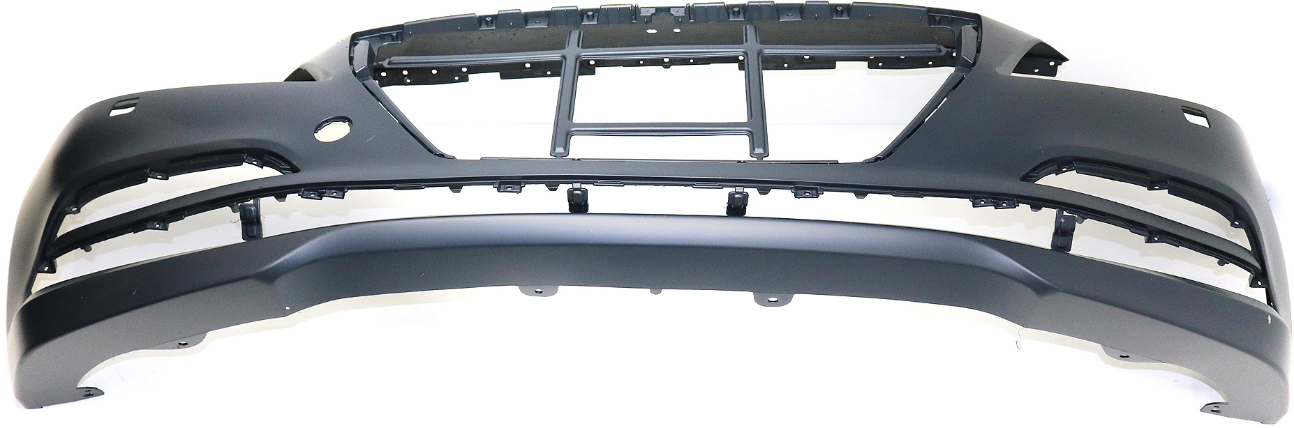 AM GENESIS 15-16 G80-17-17 FRONT BUMPER COVER Primed w HLW Holes w o Front Object Sensor Holes SKU REPH010342P Partslink HY1000207 OEM 86511B1100