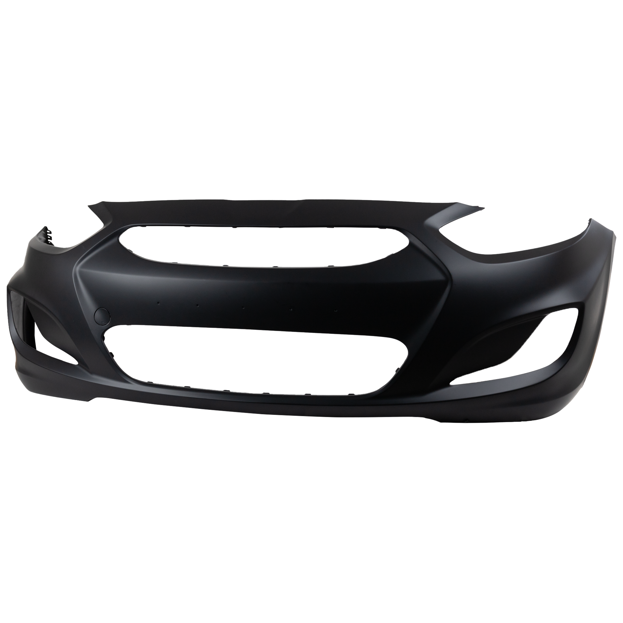 AM ACCENT 12-14 FRONT BUMPER COVER Primed Hatchback Sedan 12-13 To 10-15-13 SKU REPH010364P Partslink HY1000188 OEM 865111R000