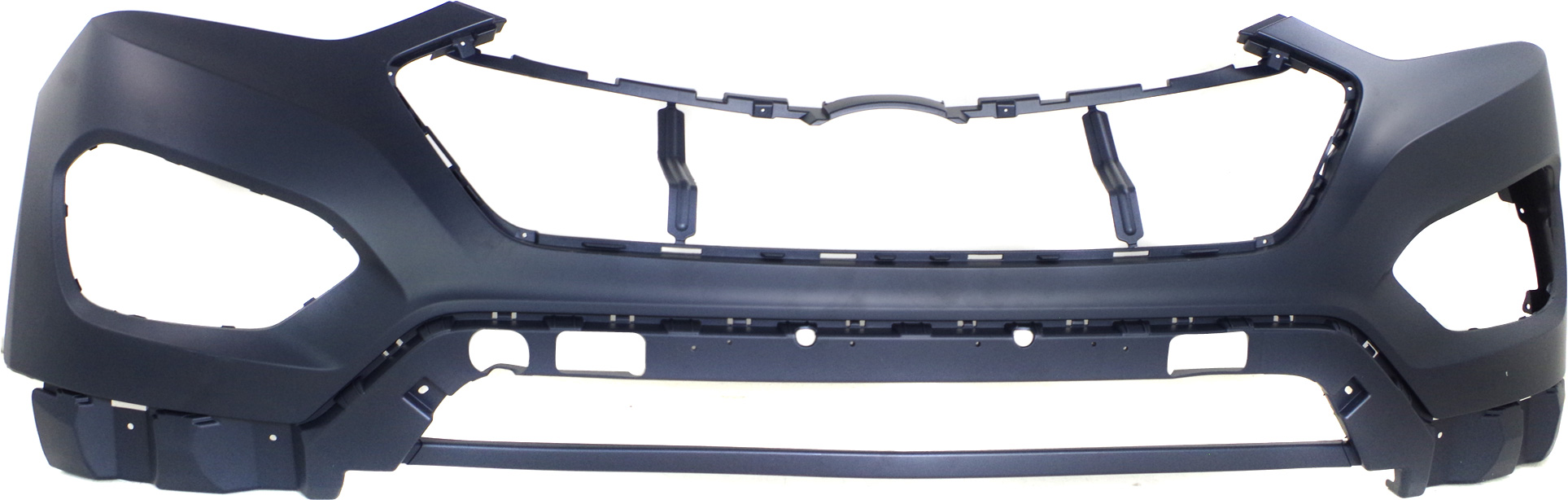AM SANTA FE 13-16 FRONT BUMPER COVER Upper Primed SKU REPH010376P Partslink HY1000199 OEM 86511B8000