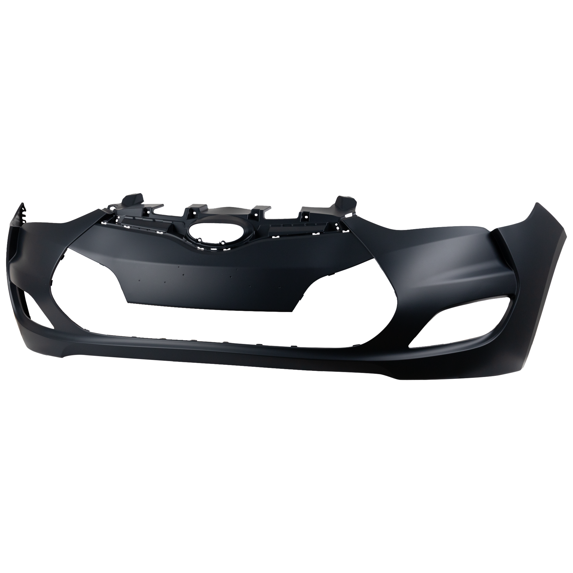 AM VELOSTER 12-17 FRONT BUMPER COVER Primed Non Turbo CAPA SKU REPH010382PQ Partslink HY1000189C OEM 865112V000