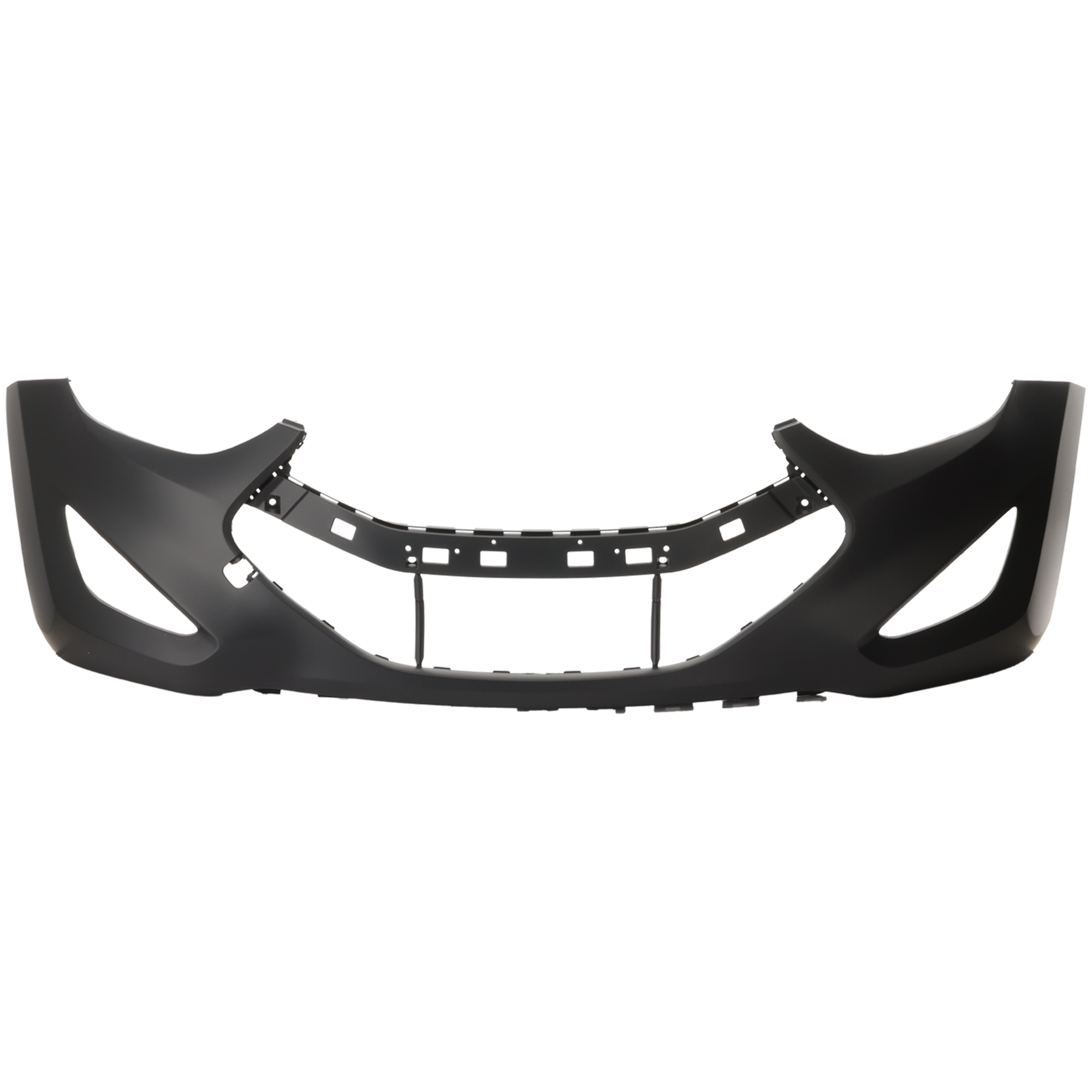 AM ELANTRA COUPE 14-14 FRONT BUMPER COVER Primed From 11-1-13 CAPA SKU REPH010395PQ Partslink HY1000195C OEM 865113X501
