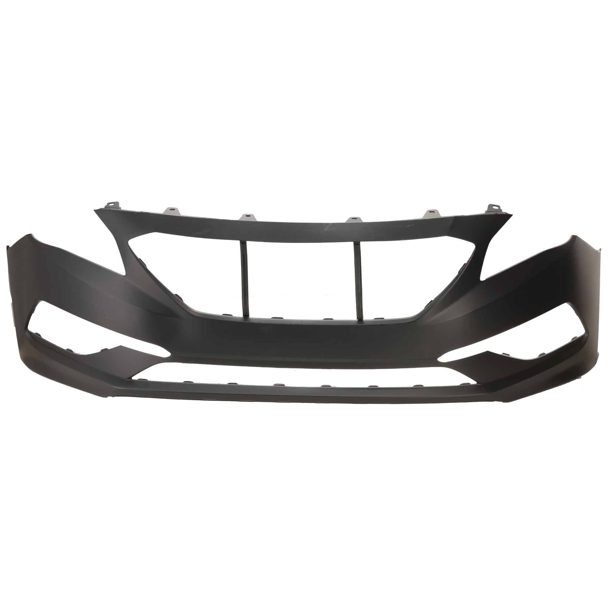 AM SONATA 15-17 FRONT BUMPER COVER Primed Standard Type Exc. Hybrid Model CAPA SKU REPH010396PQ Partslink HY1000205C OEM 86511C2000