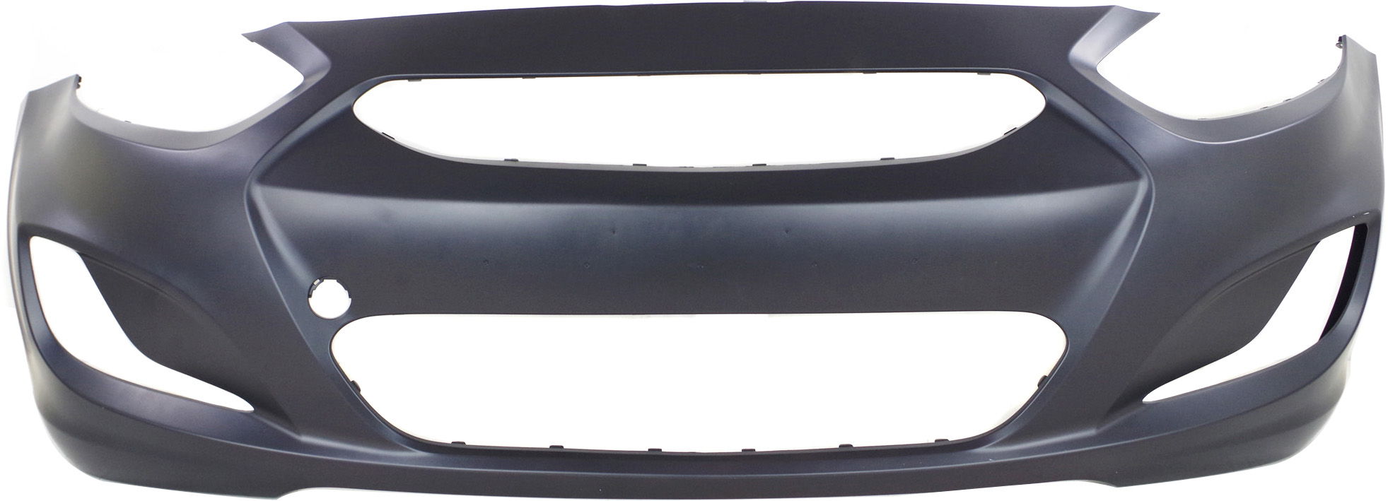 AM ACCENT 14-17 FRONT BUMPER COVER Primed Hatchback Sedan From 10-15-13 CAPA SKU REPH010397PQ Partslink HY1000201C OEM 865111R010