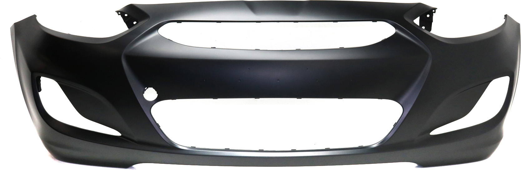 AM ACCENT 14-17 FRONT BUMPER COVER Primed Hatchback Sedan From 10-15-13 SKU REPH010397P Partslink HY1000201 OEM 865111R010
