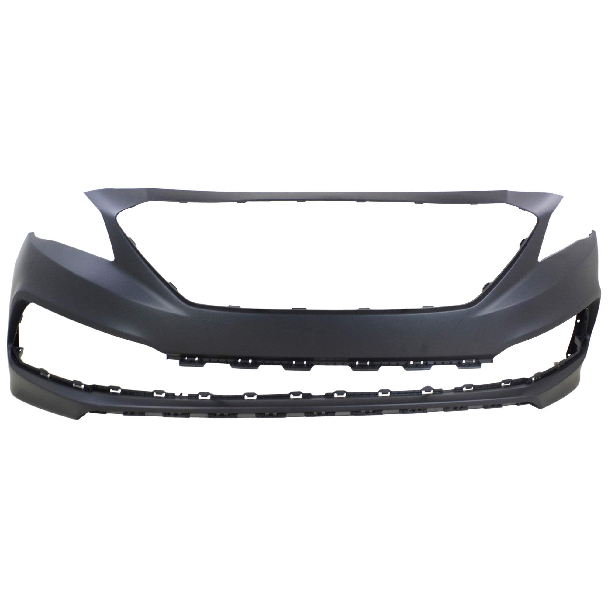 AM SONATA 15-17 FRONT BUMPER COVER Primed Sport Type Exc. Hybrid Model CAPA SKU REPH010399PQ Partslink HY1000211C OEM 86511C2300