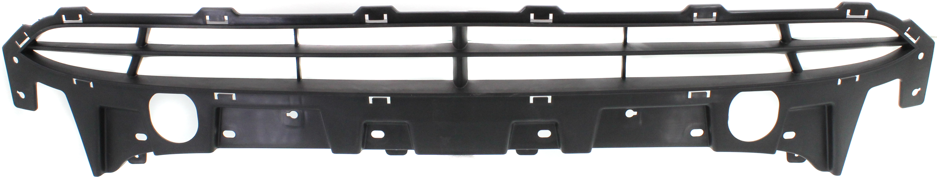 AM SANTA FE 10-12 FRONT BUMPER GRILLE Textured Gray Air Intake SKU REPH015305 Partslink HY1036113 OEM 865122B700